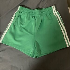 Green Women's Athletic Shorts